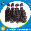 hair human peruvian tight curly deep wave virgin human hair 8a